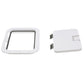 Polypropylene 7in x 11in ID Hatch w/ Molded in 100º Stainless Steel Hinge