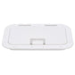 Polypropylene 7in x 11in ID Hatch w/ Molded in 100º Stainless Steel Hinge