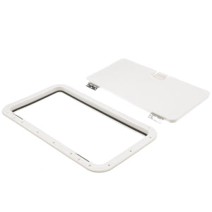 10in x 20in ID Hatch - White