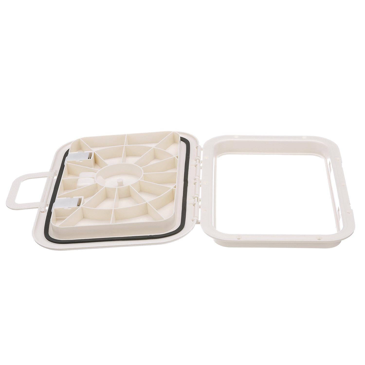 Polypropylene Offshore Hatch - 10-3/8in x 20-1/2in - White