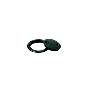 Polypropylene Twist ftNft Lock Deck Plate, Black, 4in