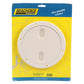 Polypropylene Twist ftNft Lock Deck Plate, White, 6in
