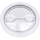 Polypropylene Twist ftNft Lock Deck Plate, White/ Clear, 6in