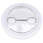 Polypropylene Twist ftNft Lock Deck Plate, White/ Clear, 6in