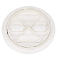 Polypropylene Twist ftNft Lock Deck Plate, White, 8in