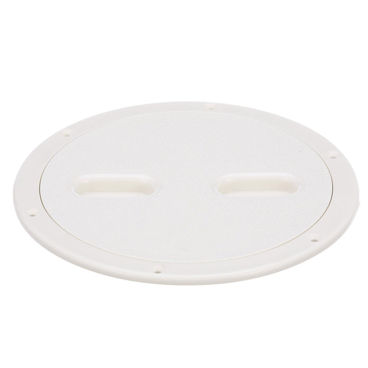 Polypropylene Twist ftNft Lock Deck Plate, White, 8in