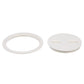 Polypropylene Twist ftNft Lock Deck Plate, White, 8in