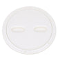 Polypropylene Twist ftNft Lock Deck Plate, White, 8in