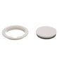 Polypropylene Pry-Up Deck Plate, White, 8in
