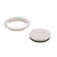 Polypropylene Pry-Up Deck Plate, White, 10in