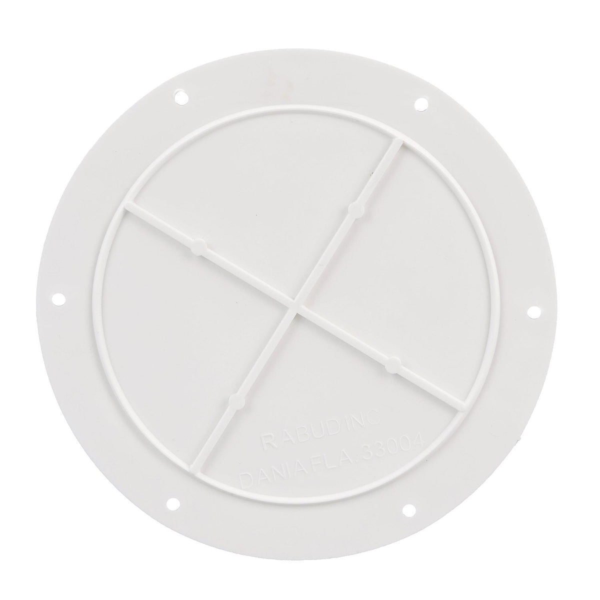 Polypropylene Cover Plate, Arctic White, 7-5/8in