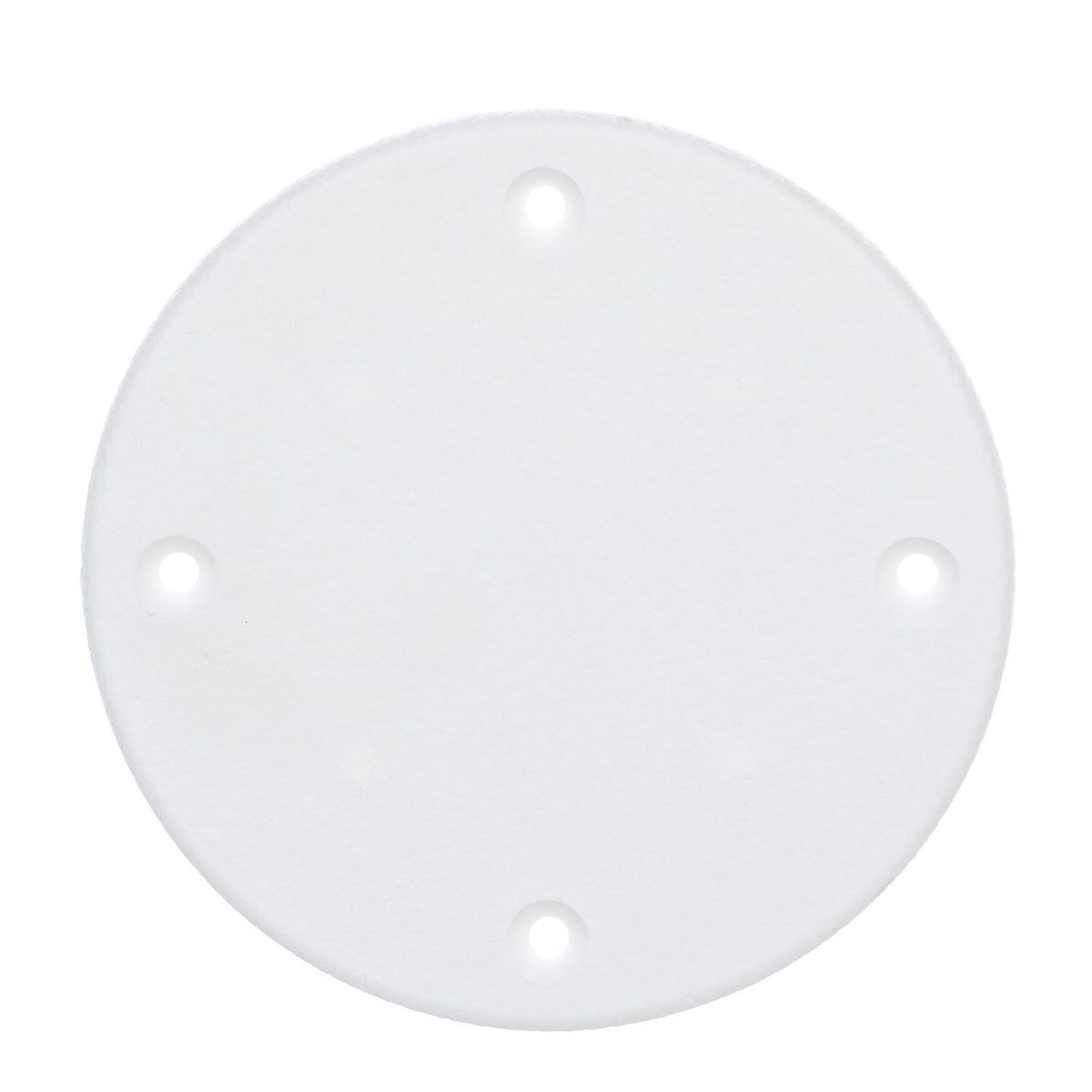 Polypropylene Cover Plate, Arctic White, 4-1/8in