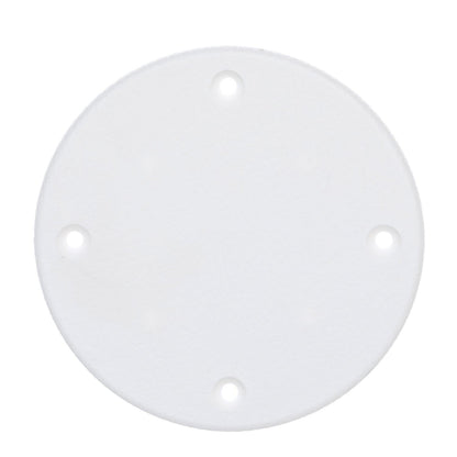 Polypropylene Cover Plate, Arctic White, 4-1/8in