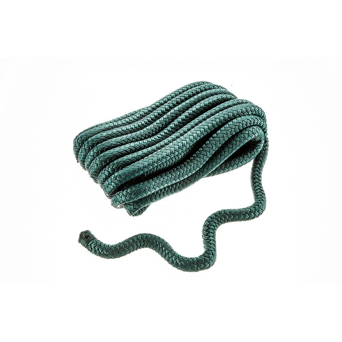 Double Braid Nylon Dock Line, Forest Green, 1/2in x 20ft