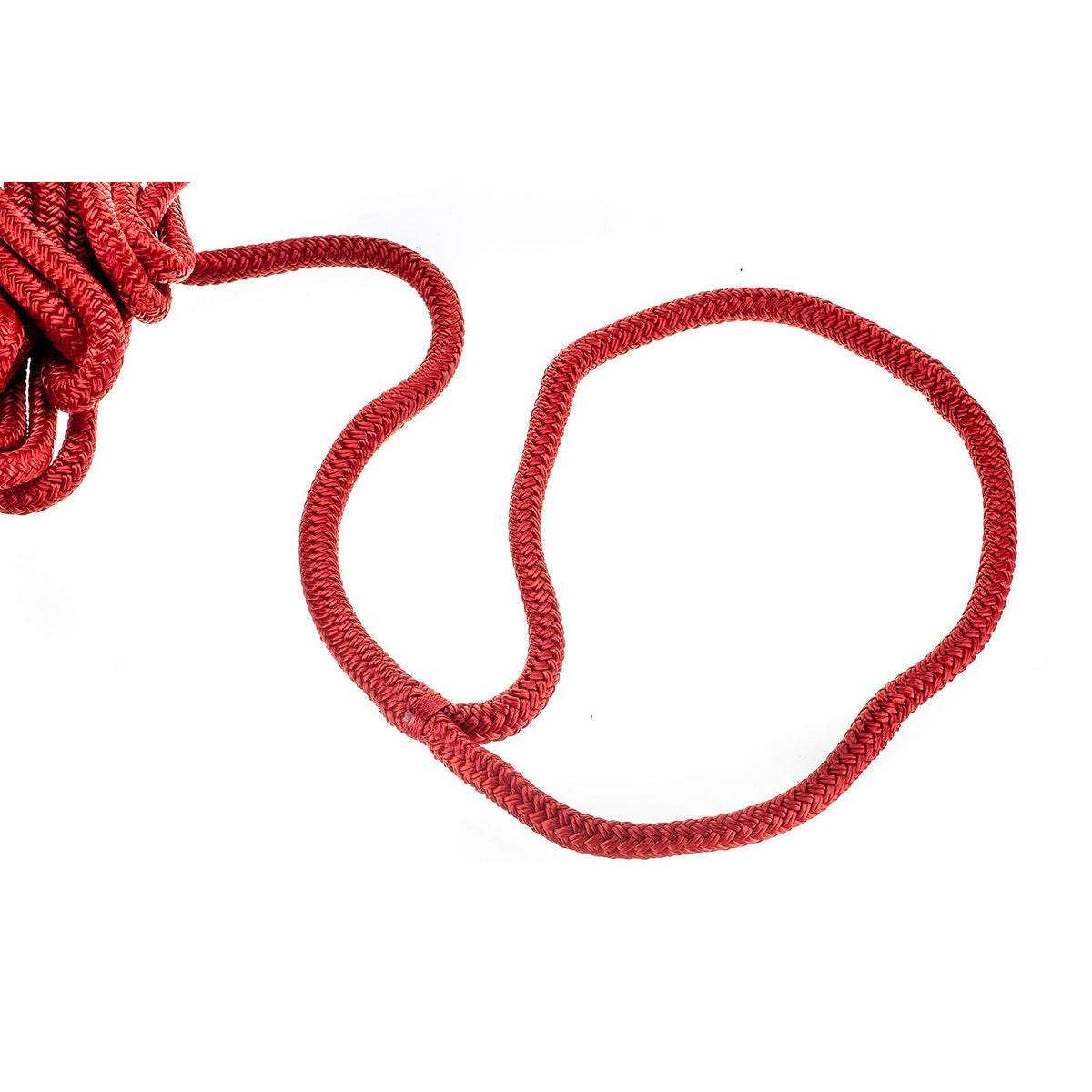 Double Braid Nylon Dock Line, Red, 1/2in x 15ft
