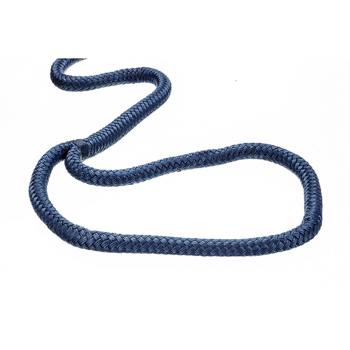 Double Braid Nylon Dock Line, Navy, 5/8in x 25ft