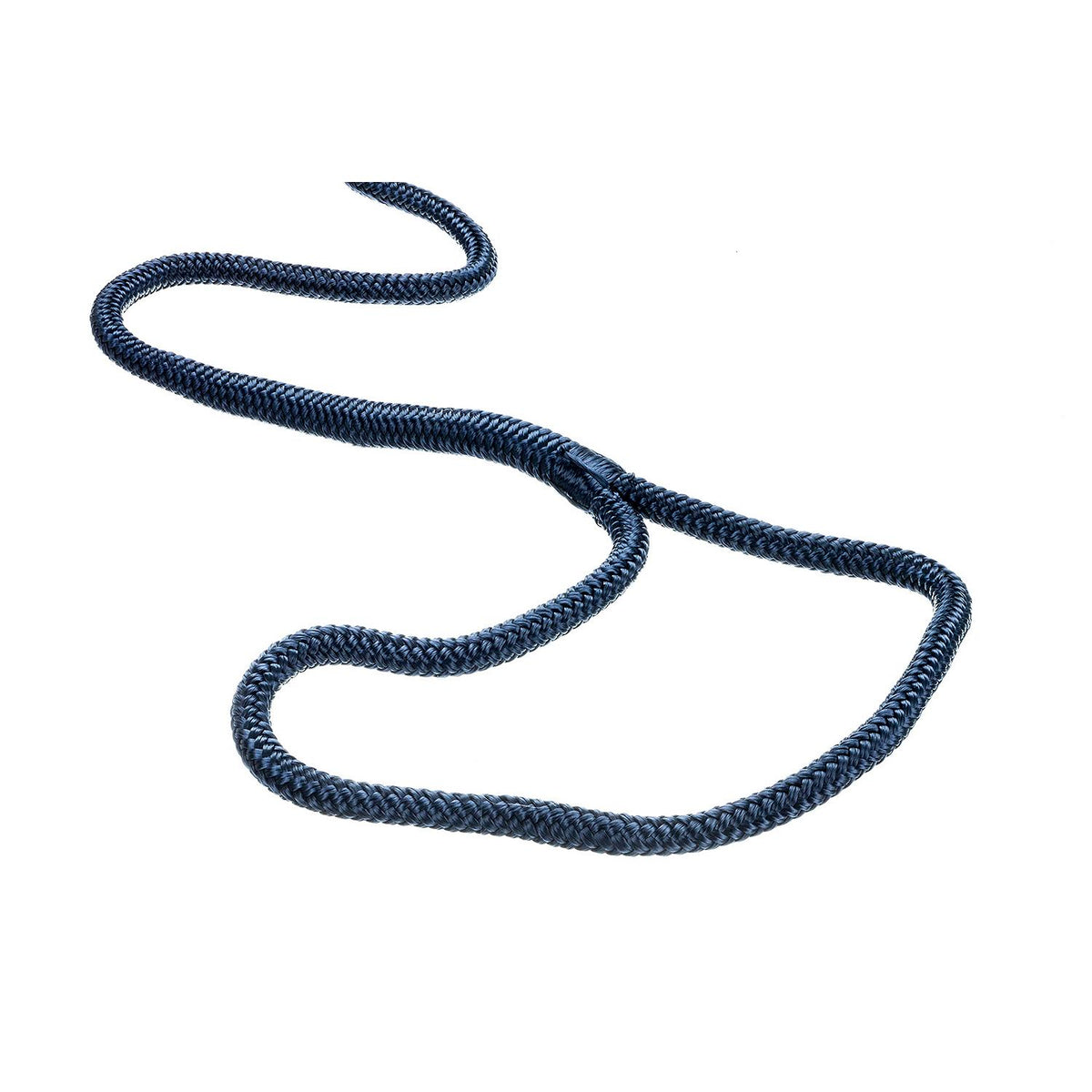 Double Braid Nylon Dock Line, Navy, 3/8in x 20ft