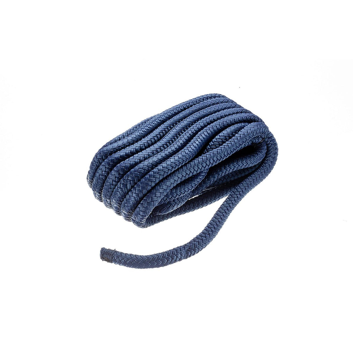 Double Braid Nylon Dock Line, Navy, 1/2in x 25ft