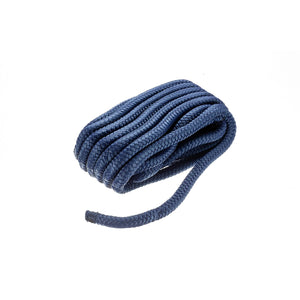 Double Braid Nylon Dock Line, Navy, 1/2in x 25ft