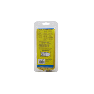 Double Braid Nylon Dock Line, Yellow, 3/8in x 15ft