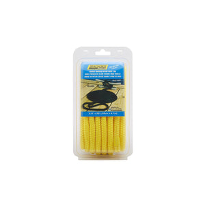 Double Braid Nylon Dock Line, Yellow, 3/8in x 20ft