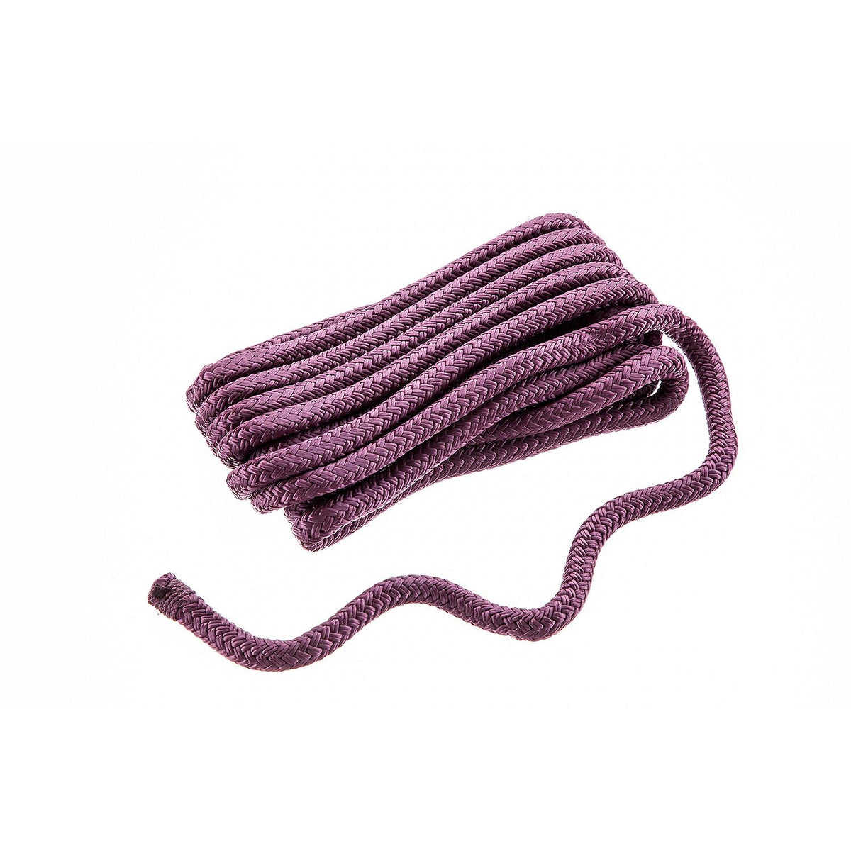 Double Braid Nylon Dock Line, Burgundy, 3/8in x 15ft