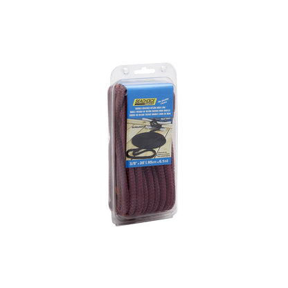Double Braid Nylon Dock Line, Burgundy, 3/8in x 20ft