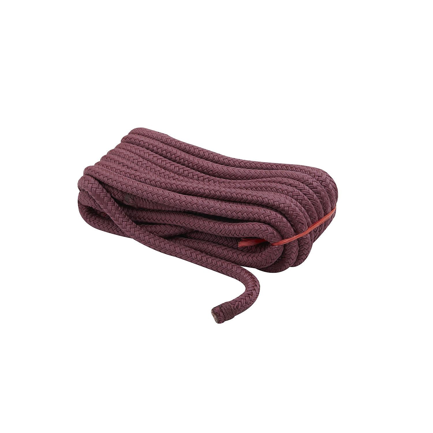 Double Braid Nylon Dock Line, Burgundy, 3/8in x 20ft