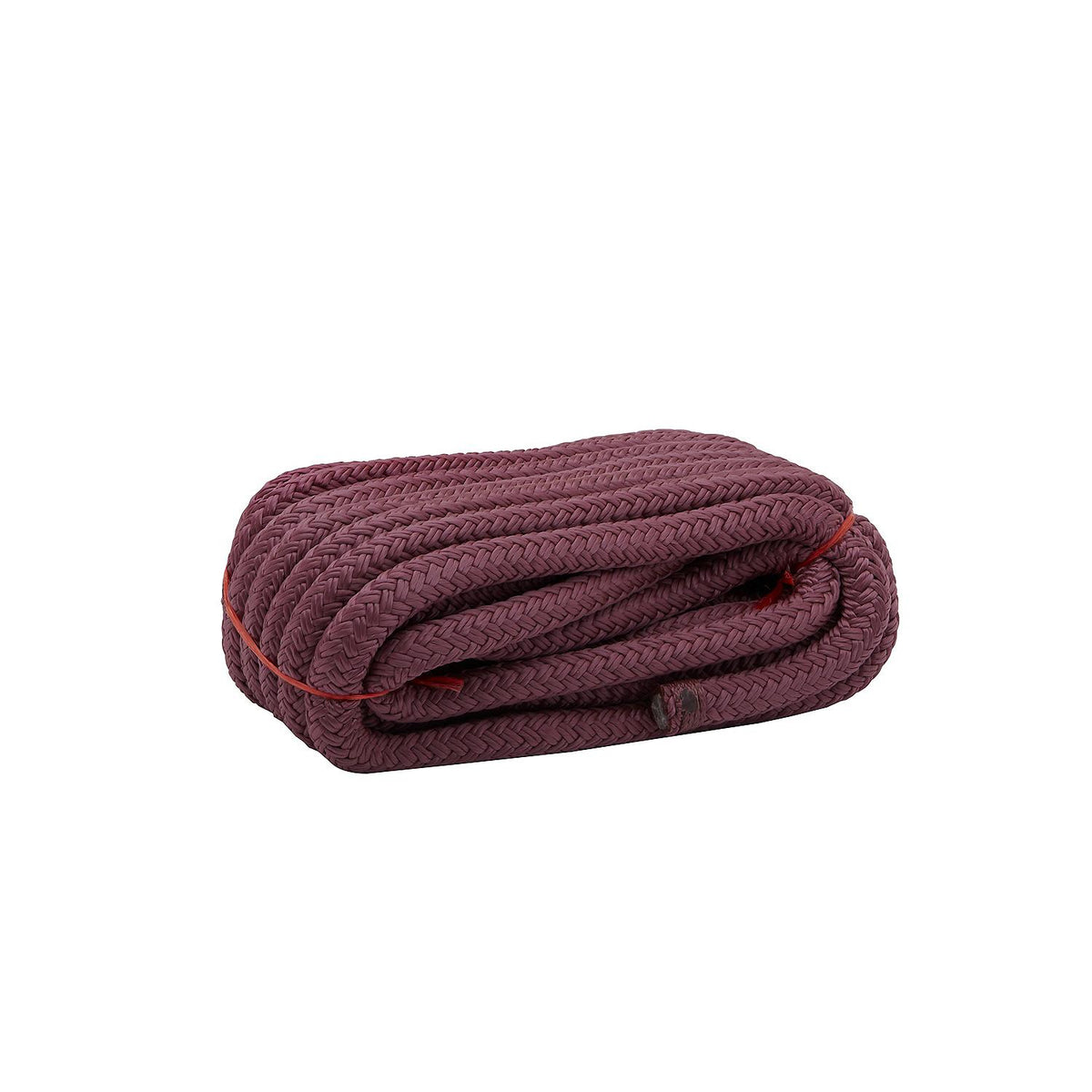 Double Braid Nylon Dock Line, Burgundy, 1/2in x 25ft