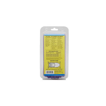 Double Braid Nylon Dock Line, Purple, 3/8in x 15ft