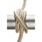 Double Braid Nylon Dock Line, Gold/White, 3/8in x 15ft