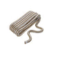 Double Braid Nylon Dock Line, Gold/ White, 1/2in x 15ft