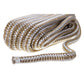 Double Braid Nylon Dock Line, Gold/White, 1/2in x 25ft