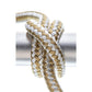 Double Braid Nylon Dock Line, Gold/White, 1/2in x 25ft