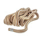 Double Braid Nylon Dock Line, Gold/ White, 5/8in x 20ft