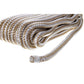 Double Braid Nylon Dock Line, Gold/White, 3/8in x 20ft