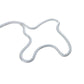 Double Braid Nylon Dock Line, White,3/8in x 20ft