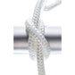 Double Braid Nylon Dock Line, White,3/8in x 20ft
