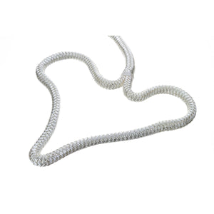 Double Braid Nylon Dock Line, White, 1/2in x 15ft