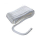 Double Braid Nylon Dock Line, White, 1/2in x 20ft