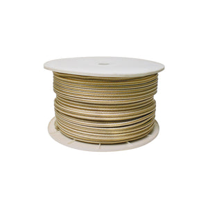 Double Braid Rope/ Spool, Gold/White, 3/4in x 600ft