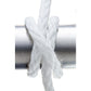 Hollow-Braid Polypropylene Anchor Line, White, 3/8in x 75ft