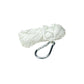 Solid-Braid Nylon Anchor Line, White, 3/16in x 100ft
