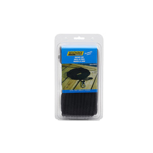 Solid-Braid Nylon Anchor Line, Black, 3/8in x 50ft