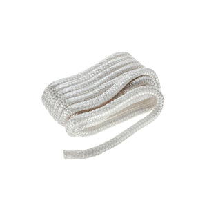 Double Braid Nylon Dock Line, White, 5/8in x 25ft
