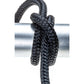 Double Braid Nylon Dock Line, Black, 3/8in x 20ft