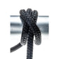 Double Braid Nylon Dock Line, Black, 3/8in x 15ft