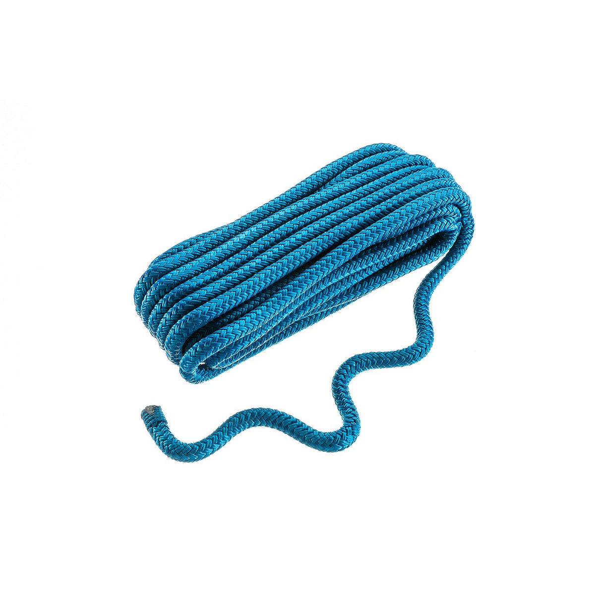 Double Braid Nylon Dock Line, Blue, 3/8in x 25ft