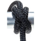 Double Braid Nylon Dock Line, Black, 1/2in x 15ft