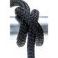Double Braid Nylon Dock Line, Black, 1/2in x 25ft